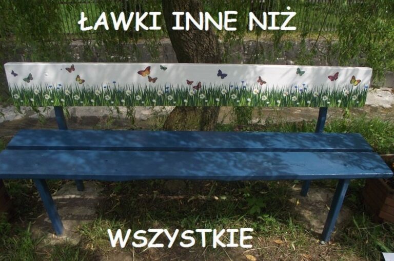 Ławki inne niż wszystkie