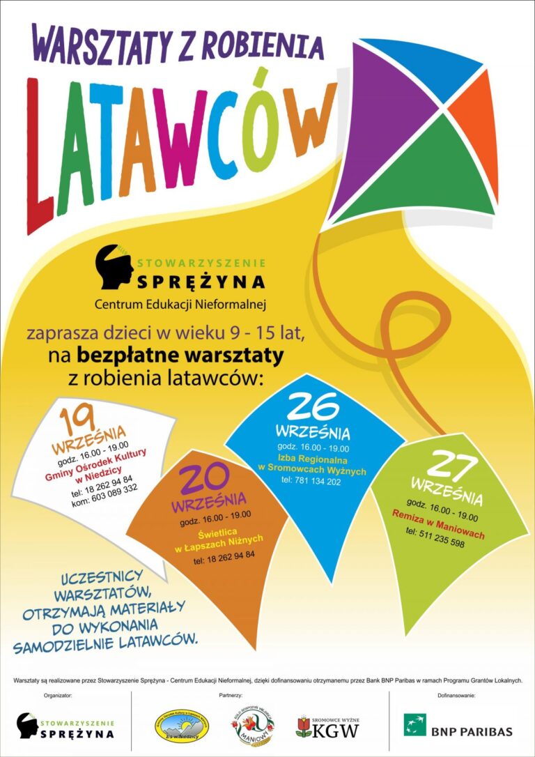 WARSZTATY Z ROBIENIA LATAWCÓW